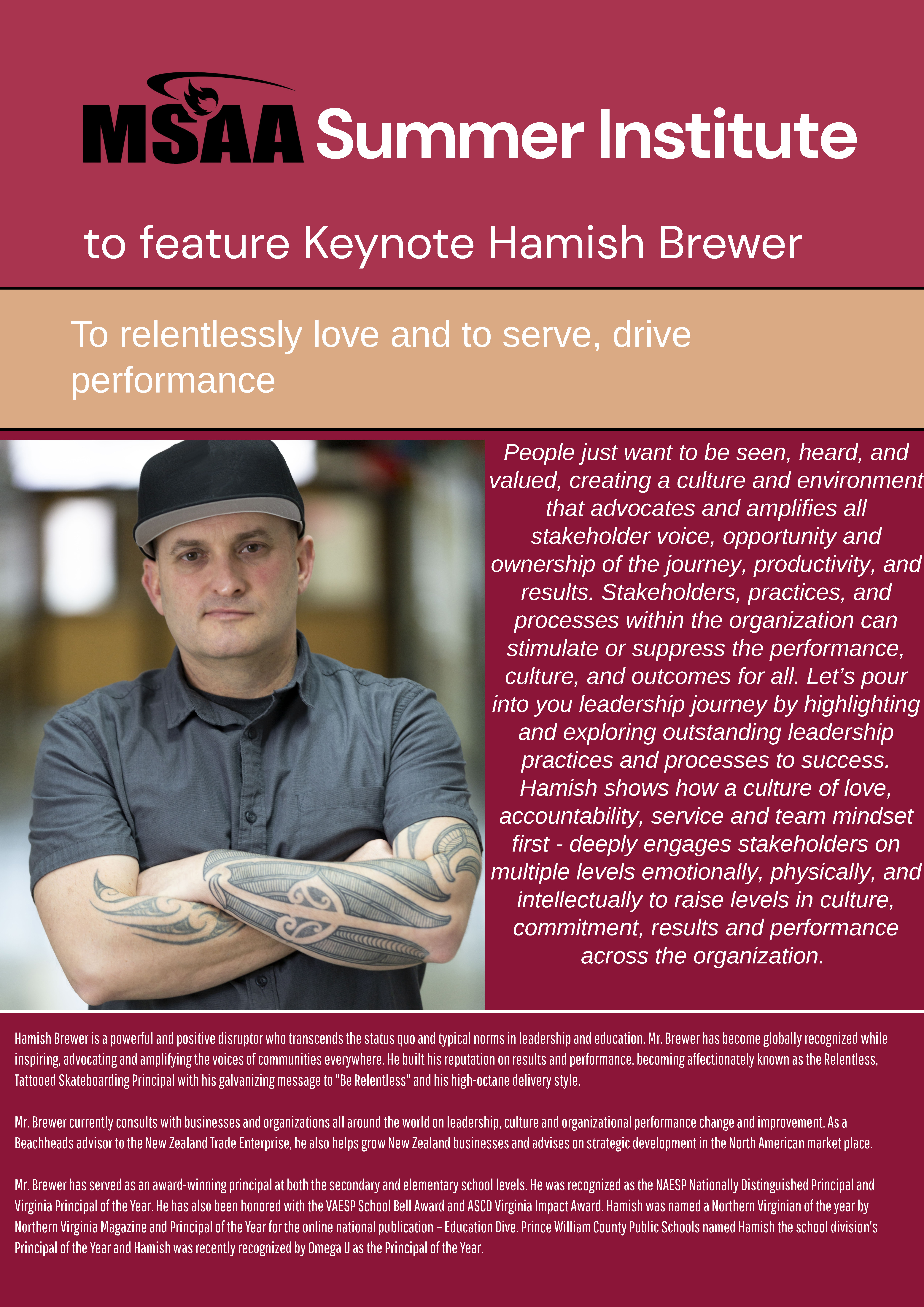 Summer Institute Keynote, Wednesday, July 22, 2026