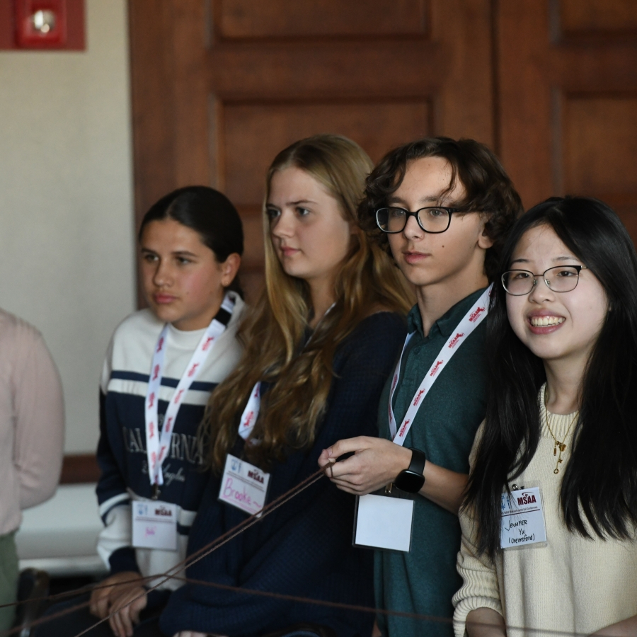 group of NHS Conference attendees